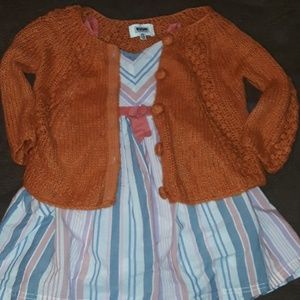 Girls Darling Sundress w/ Sweater